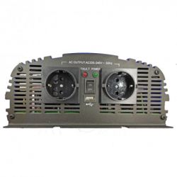 ������������ �������� 12V/220V MS-2500 2500W, approximate sinusoid, USB, Shuko*2 Tommatech (29448) - �������� 3