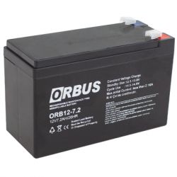   ORBUS ORB1272 AGM 12V 7.2Ah