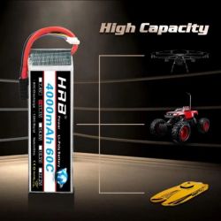    HRB Lipo 3s 11.1V 4000mAh 60C Battery (Weight under 300g) (HR-4000MAH-3S-60C) -  3
