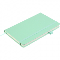 Книга записна Buromax Etalon 125x195 мм 96 листів без лінівки обкладинка зі штучної шкіри М'ятна (BM.291060-38) - Картинка 3