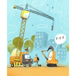 Книга Е-е-есторії екскаватора Еки - Вікторія Амеліна Видавництво Старого Лева (9786176799245) - Картинка 4