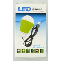  Dengos LED-BULB-5V5W-BLUE (USB  LED-)