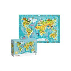 Пазл DoDo обсервационный Карта мира Животные (300133) - Картинка 2