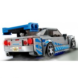Конструктор LEGO Speed Champions "Подвійний форсаж" Nissan Skyline GT-R (R34) 319 деталей (76917) - Картинка 5