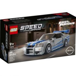 Конструктор LEGO Speed Champions "Подвійний форсаж" Nissan Skyline GT-R (R34) 319 деталей (76917) - Картинка 1