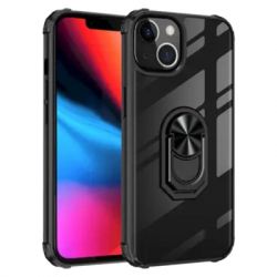     Drobak Magnetic Ring Case with Airbag Apple iPhone 11 Pro Black (707013)