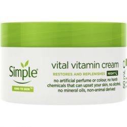 ���� ��� ���� Simple Vital Vitamin Night Cream Kind to Skin ������ ���������� 50 �� (8710447485552)
