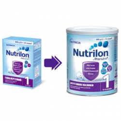 Дитяча суміш Nutrilon 1 Нутрілон для чутливих малюків 400 г (8718117612802) - Картинка 2