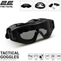 2E Tactical  ,  Hawk WS Black Anti-fog, 3-  , , 3  2E-TGGWS-BK -  2