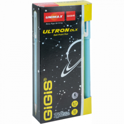 Ручка кулькова Unimax Ultron DLX 2х, синя (UX-149-02) - Картинка 2
