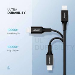   USB-C to Lightning 1.0m US1713A Nickel Plating ABS Shell Black Ugreen (60751) -  5
