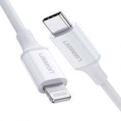   USB-C to Lightning 2.0m US1713A Nickel Plating ABS Shell White Ugreen (60749) -  1