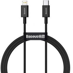 Дата кабель USB-C to Lightning 0.5m 3.0A PD Superior Series Black Baseus (CATLYS-C01) - Картинка 2