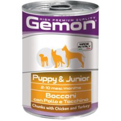    Gemon Dog Wet Puppy & Junior      415  (8009470387866) -  1