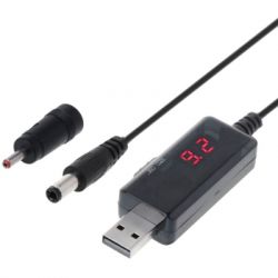   USB 5V to DC 9V/12V 5.5*2.1/3,5*1,35 mm Dynamode (KWS-912V)