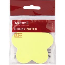 Папір для нотаток Axent з клейким шаром квітка 70х70мм, 50 аркушів (2443-05-A) - Картинка 2