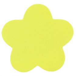 Папір для нотаток Axent з клейким шаром квітка 70х70мм, 50 аркушів (2443-05-A) - Картинка 3