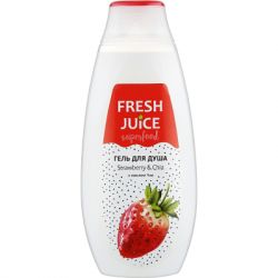 Гель для душа Fresh Juice Superfood Strawberry & Chia 400 мл (4823015942228)