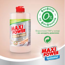 Средство для ручного мытья посуды Maxi Power Миндаль 500 мл (4823098412120) - Картинка 6
