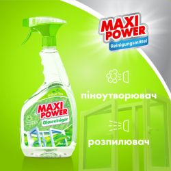 Средство для мытья стекла Maxi Power Зеленый чай 740 мл (4823098410775) - Картинка 4