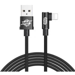  USB 2.0 Lightning - 1.0  Baseus MVP Elbow Type Cable USB For IP 2A Black CALMVP-01 -  2