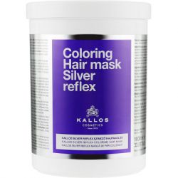 Маска для волосся Kallos Cosmetics Coloring Hair Mask Silver Reflex 1000 мл (5998889516642)