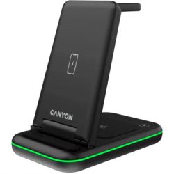   Canyon WS- 304 Foldable 3in1 Wireless charger (CNS-WCS304B)