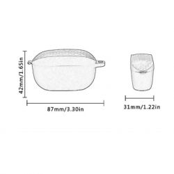 ����� ��� ��������� BeCover Silicon ��� JBL Wave 100 TWS Black (708606) - �������� 2