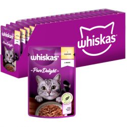 Влажный корм для кошек Whiskas Pure Delight курица в желе 85 г (5900951303333) - Картинка 1