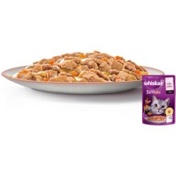 Влажный корм для кошек Whiskas TastyMix Лосось, Морковь 85 г (4770608262457) - Картинка 3