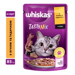 Влажный корм для кошек Whiskas TastyMix Ягненок, Индейка 85 г (4770608262440) - Картинка 3