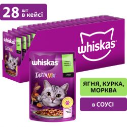 Влажный корм для кошек Whiskas TastyMix Ягненок, Курица, Морковь 85 г (4770608262433) - Картинка 2