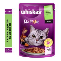 Влажный корм для кошек Whiskas TastyMix Ягненок, Курица, Морковь 85 г (4770608262433) - Картинка 3