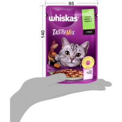 Влажный корм для кошек Whiskas TastyMix Ягненок, Курица, Морковь 85 г (4770608262433) - Картинка 9