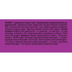 Влажный корм для кошек Whiskas Домашняя птица в соусе 85 г (5900951302015) - Картинка 8