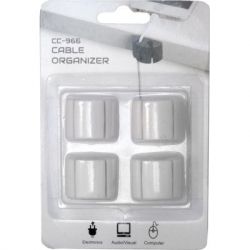    Extradigital CC-966 Cable Clips, White (KBC1883) -  5