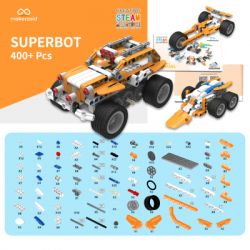  Makerzoid Superbot Educational Building Blocks (MKZ-ID-SPB) -  5