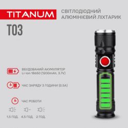 ˳ TITANUM 230Lm 6500K (TLF-T03) -  5