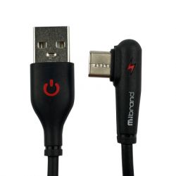   USB 2.0 AM to Type-C 1.0m MI-11 2A black Mibrand (MIDC/11TB) -  1