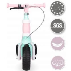 Самокат MoMi Elios 2 в 1 беговел Розовый (ROBI00030) - Картинка 4