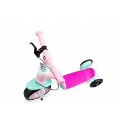 Самокат MoMi Elios 2 в 1 беговел Розовый (ROBI00030) - Картинка 7