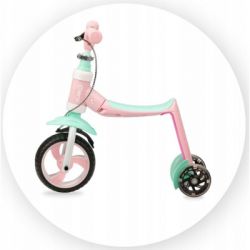 Самокат MoMi Elios 2 в 1 беговел Розовый (ROBI00030) - Картинка 9