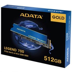 SSD  A-DATA Legend 700 Gold 512GB M.2 2280 (SLEG-700G-512GCS-S48) -  6