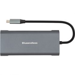  PowerPlant USB-C to 2xUSB 3.0, 1xUSB 2.0, 1xType-C (PD), HDMI, SD, RJ45 (CA913497) -  1