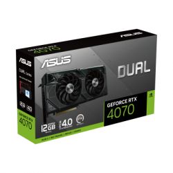  ASUS GeForce RTX4070 12Gb DUAL (DUAL-RTX4070-12G) -  12