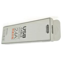   USB 2.0 AM to Micro 5P 1.0m KSC-285 PINNENG 2.4A White iKAKU (KSC-285-M) -  1