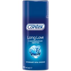 Інтимний гель-мастило Contex Long Love з охолоджуючим ефектом (лубрикант) 100 мл (4820108005136)