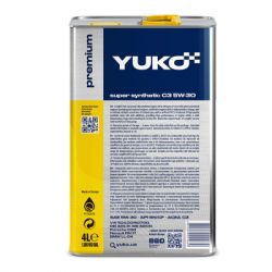   Yuko SUPER SYNTHETIC C3 5W-30 4 (4820070245660) -  2