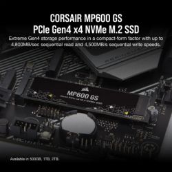 SSD  Corsair MP600GS 500GB M.2 2280 (CSSD-F0500GBMP600GS) -  8