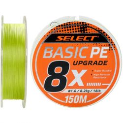  Select Basic PE 8x 150m Light Green 1.5/0.18mm 22lb/10kg (1870.31.41)